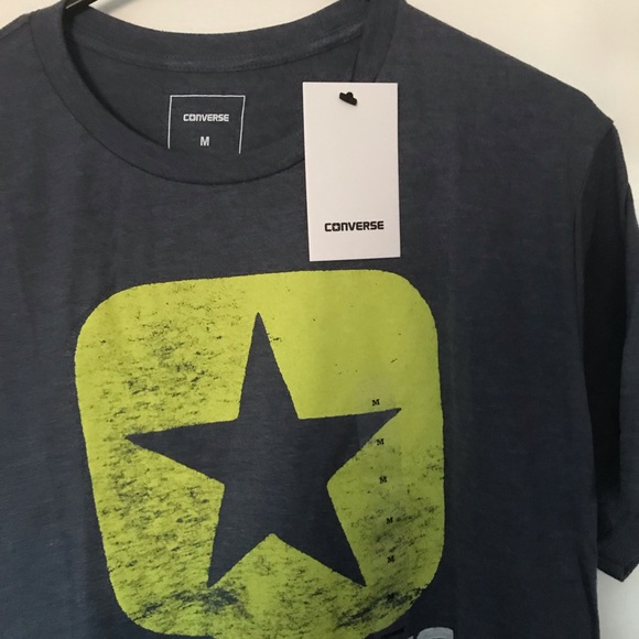 converse t shirt yellow